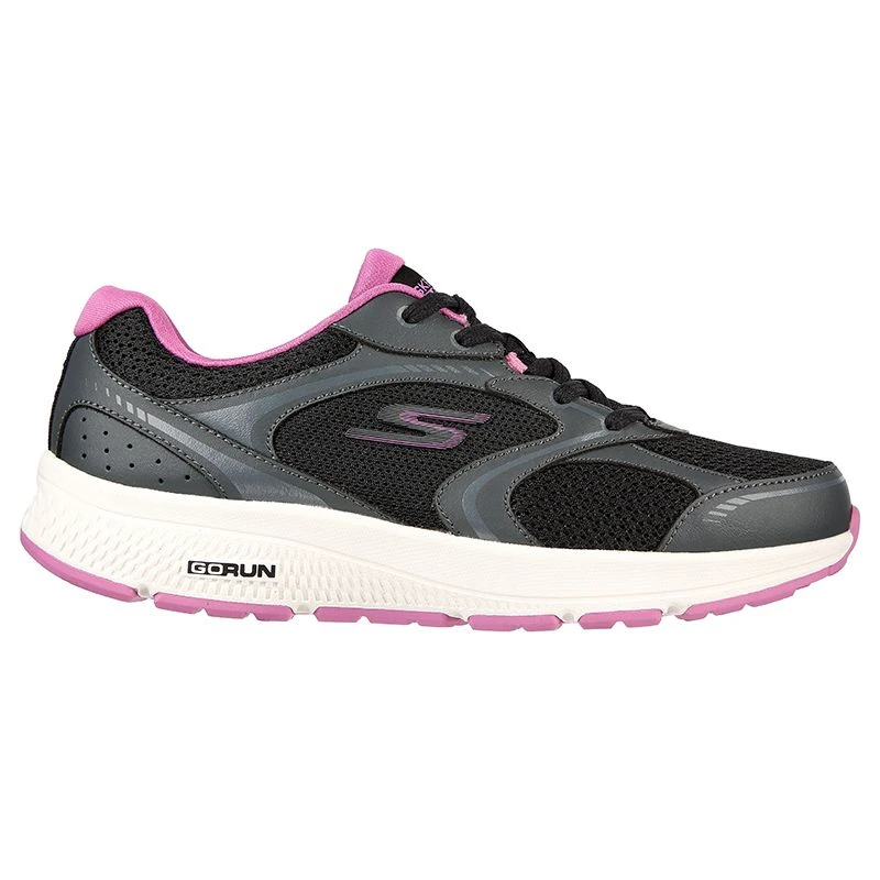 Skechers Women's Go Run Consistent Anahita Trainers Black / Purple 3 Skechers Women's Go Run Consistent Anahita Trainers Black / Purple