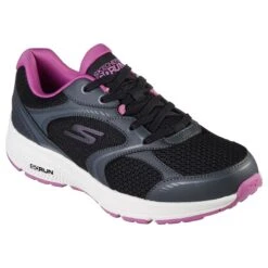 Skechers Women's Go Run Consistent Anahita Trainers Black / Purple 9 Skechers Women's Go Run Consistent Anahita Trainers Black / Purple -Outdoor Clothing Store 128280 bkpr large