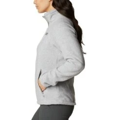 Columbia Women's Benton Springs™ Full Zip Fleece Jacket Cirrus Grey Heather -Outdoor Clothing Store 1372111 034 a1 presethigh res jpeg 300 dpi
