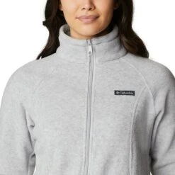Columbia Women's Benton Springs™ Full Zip Fleece Jacket Cirrus Grey Heather -Outdoor Clothing Store 1372111 034 a2 presethigh res jpeg 300 dpi