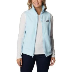 Columbia Women's Benton Springs™ Fleece Gilet Spring Blue -Outdoor Clothing Store 1372121 490 a4 presethigh res jpeg 300 dpi