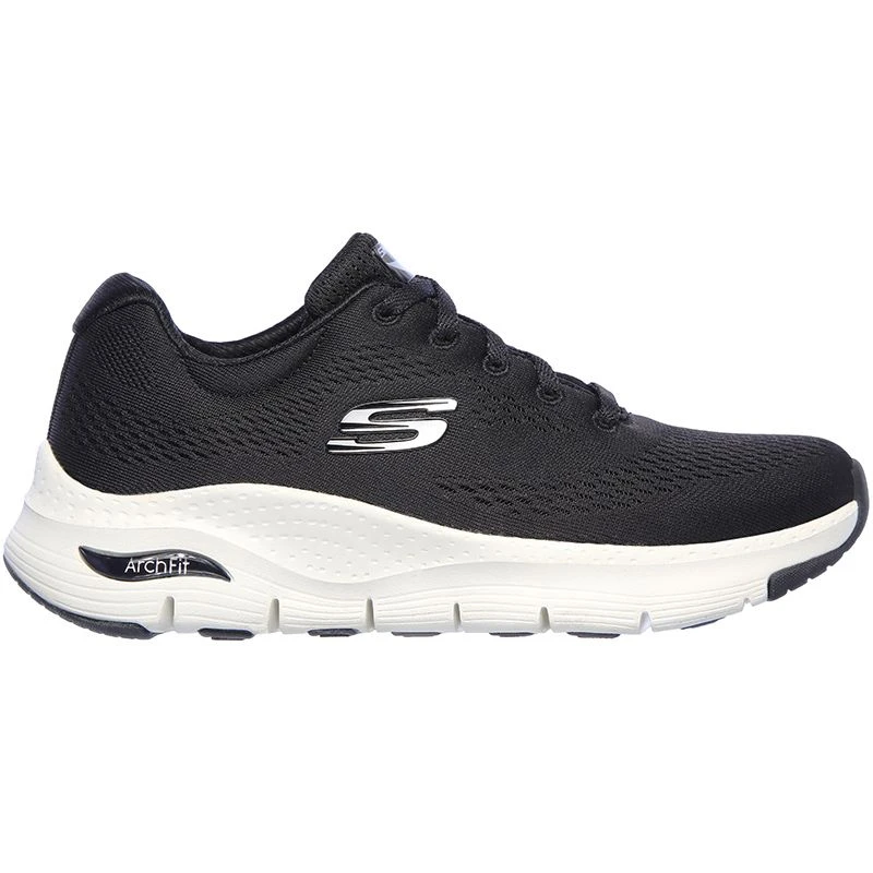 Skechers Women's Arch Fit Big Appeal Trainers Black / White 3 Skechers Women's Arch Fit Big Appeal Trainers Black / White