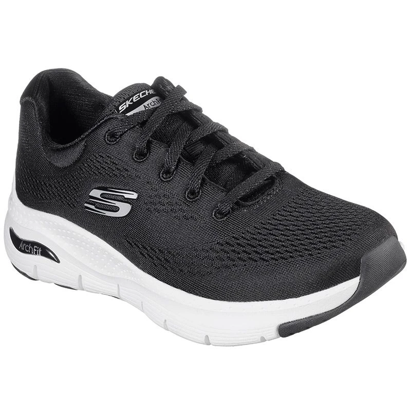 Skechers Women's Arch Fit Big Appeal Trainers Black / White 5 Skechers Women's Arch Fit Big Appeal Trainers Black / White - Image 3