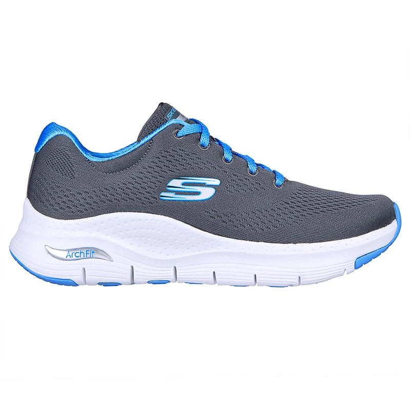 Skechers Women's Arch Fit Big Appeals Charcoal / Blue 3 Skechers Women's Arch Fit Big Appeals Charcoal / Blue