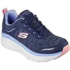 Skechers Women's D'Lux Walkers Navy / Multi -Outdoor Clothing Store 149336 nvmt large