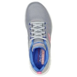 Skechers Women's Flex Appeal 4.0 - Elegant Ways Runners Grey / Multi Trim -Outdoor Clothing Store 149580 gmlt b large