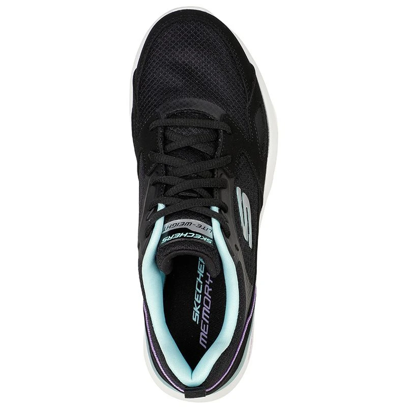 Skechers Women's Skech-Air Dynamic Carefree Way Trainers Black / Mint 6 Skechers Women's Skech-Air Dynamic Carefree Way Trainers Black / Mint - Image 4
