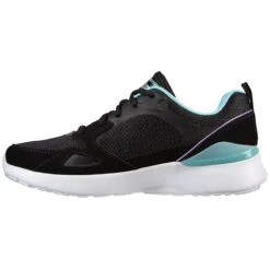 Skechers Women's Skech-Air Dynamic Carefree Way Trainers Black / Mint 8 Skechers Women's Skech-Air Dynamic Carefree Way Trainers Black / Mint -Outdoor Clothing Store 149663 bkmn d large