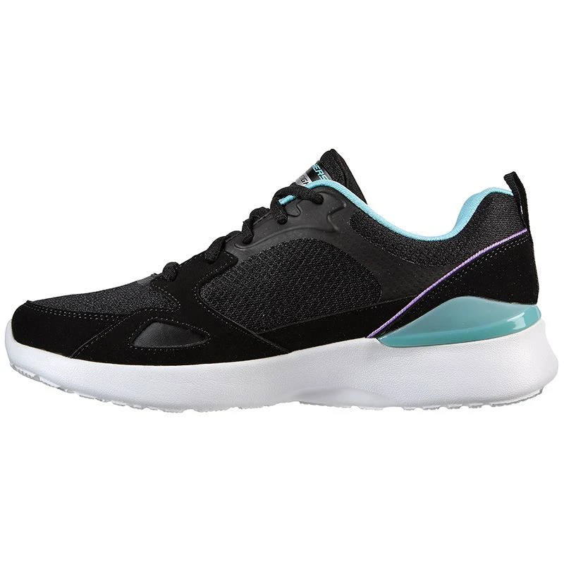 Skechers Women's Skech-Air Dynamic Carefree Way Trainers Black / Mint 4 Skechers Women's Skech-Air Dynamic Carefree Way Trainers Black / Mint - Image 2