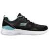 Skechers Women's Skech-Air Dynamic Carefree Way Trainers Black / Mint -Outdoor Clothing Store 149663 bkmn e large