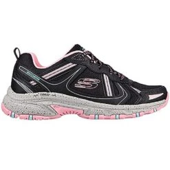 Skechers Women's Hillcrest - Vast Adventure Walking Shoes Black / Hot Pink