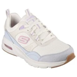 Skechers Women's Skech-Air Court Cool Avenue Runners Natural White / Blue -Outdoor Clothing Store 149947 ntmt
