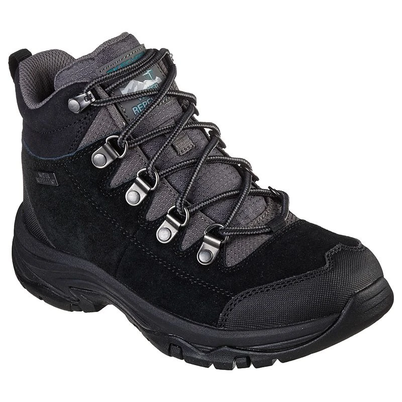 Skechers Women's Trego El Captain Hiking Boot Black / Grey 5 Skechers Women's Trego El Captain Hiking Boot Black / Grey - Image 3