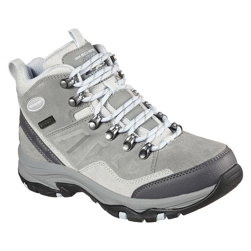 Skechers Women's Relaxed Fit: Trego - Rocky Mountain Hiking Boots Grey 5 Skechers Women's Relaxed Fit: Trego - Rocky Mountain Hiking Boots Grey - Image 3