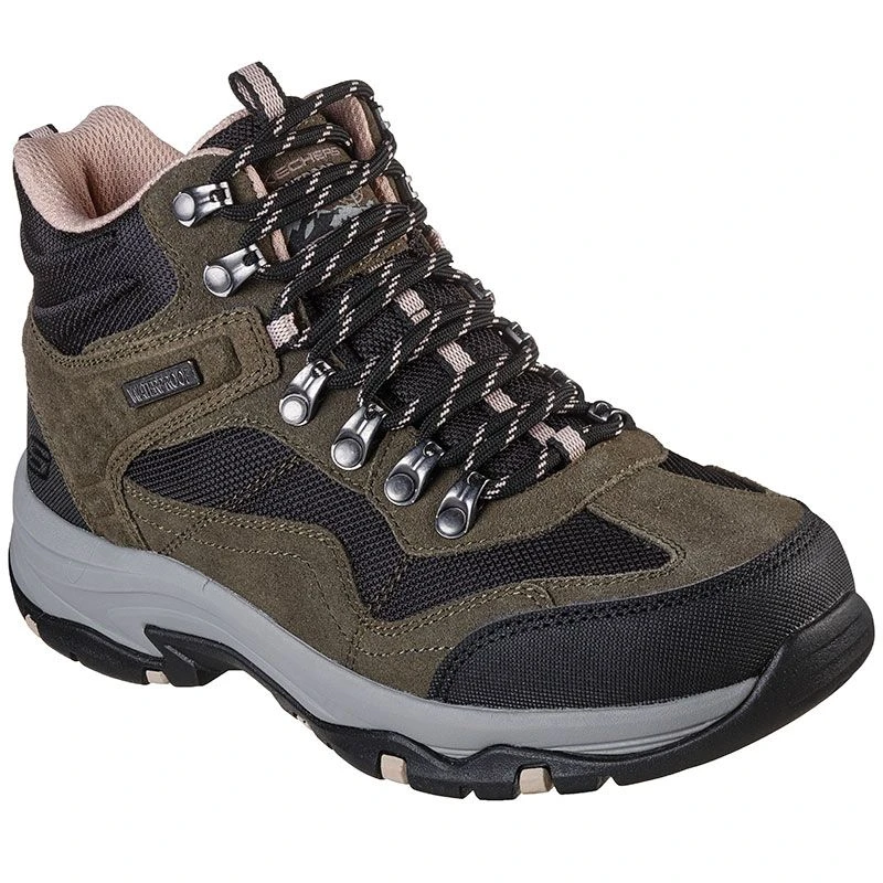 Skechers Women's Relaxed Fit®: Trego Base Camp Hiking Boot Olive / Black 5 Skechers Women's Relaxed Fit®: Trego Base Camp Hiking Boot Olive / Black - Image 3