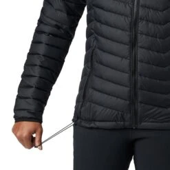 Columbia Women's Powder Lite™ Hooded Jacket Black 12 Columbia Women's Powder Lite™ Hooded Jacket Black -Outdoor Clothing Store 1699071 011 a2 presethigh res jpeg 300 dpi