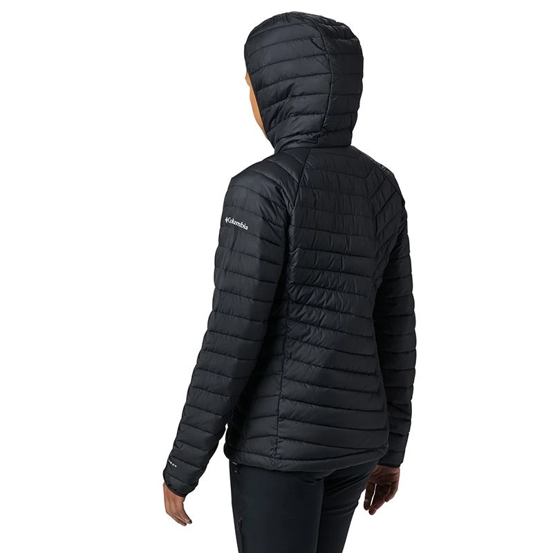 Columbia Women's Powder Lite™ Hooded Jacket Black 4 Columbia Women's Powder Lite™ Hooded Jacket Black - Image 2