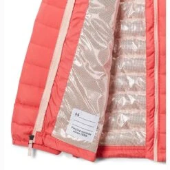 Columbia Kids' Powder Lite™ Jacket Blush Pink -Outdoor Clothing Store 1802943 614 a1 presethigh res jpeg 300 dpi