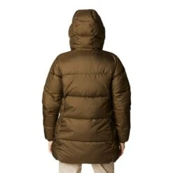 Columbia Women's Puffect™ Mid Hooded Jacket Olive Green -Outdoor Clothing Store 1864791 319 b presethigh res jpeg 300 dpi