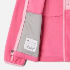 Columbia Kids' Fast Trek™ III Fleece Full Zip Wild Geranium / Wild Rose -Outdoor Clothing Store 1887852 656 a1 om