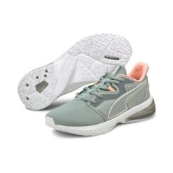 Puma Women's LVL-UP XT Trainers Quarry / Elektro Peach -Outdoor Clothing Store 194425 02