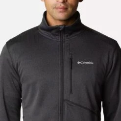 Columbia Men's Park View™ Fleece Jacket Black Heather -Outdoor Clothing Store 1952222010 4