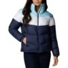 Columbia Women's Puffect™ Colorblock Jacket Nocturnal / White -Outdoor Clothing Store 1955101 466 f