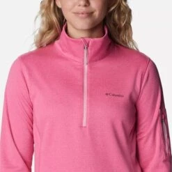 Columbia Women's Park View™ Half Zip Fleece Wild Geranium Heather -Outdoor Clothing Store 1959703656 4