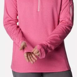 Columbia Women's Park View™ Half Zip Fleece Wild Geranium Heather -Outdoor Clothing Store 1959703656 5