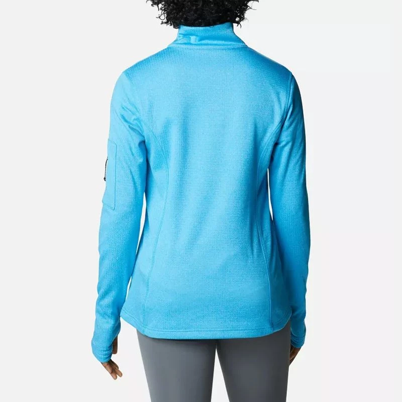 Columbia Women's Park View™ Half Zip Fleece Blue Chill Heather 4 Columbia Women's Park View™ Half Zip Fleece Blue Chill Heather - Image 2