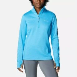 Columbia Women's Park View™ Half Zip Fleece Blue Chill Heather