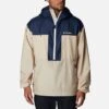 Columbia Men's Flash Challenger™ Windbreaker Ancient Fossil / Collegiate Navy -Outdoor Clothing Store 1988723 271 f om