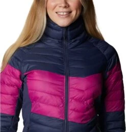Columbia Women's Powder Pass™ Down Jacket Nocturnal / Wild Fuchsia -Outdoor Clothing Store 1989432 466 a2 1