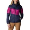 Columbia Women's Powder Pass™ Down Jacket Nocturnal / Wild Fuchsia 1 Columbia Women's Powder Pass™ Down Jacket Nocturnal / Wild Fuchsia -Outdoor Clothing Store 1989432 466 f 1