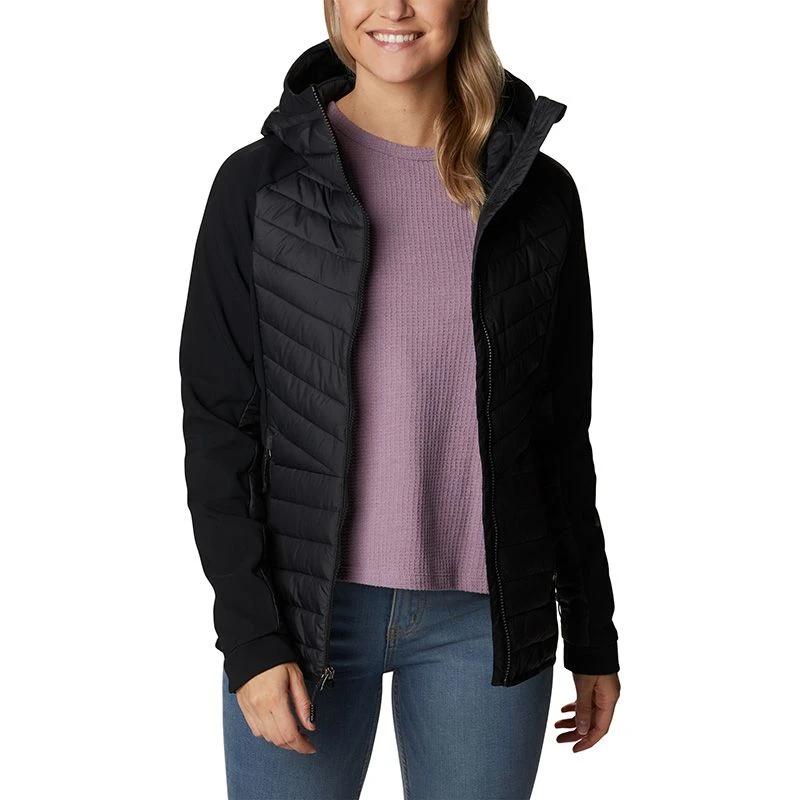 Columbia Women's Powder Lite™ Hybrid Hooded Jacket Black 5 Columbia Women's Powder Lite™ Hybrid Hooded Jacket Black - Image 3