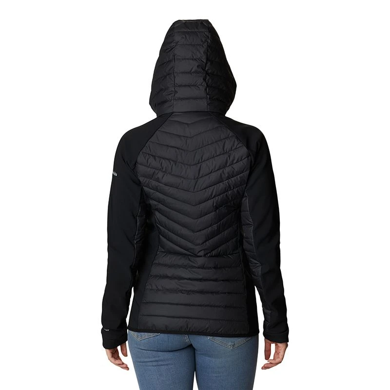 Columbia Women's Powder Lite™ Hybrid Hooded Jacket Black 4 Columbia Women's Powder Lite™ Hybrid Hooded Jacket Black - Image 2