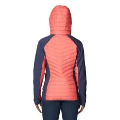 Columbia Women's Powder Lite™ Hybrid Hooded Jacket Blush Pink / Nocturnal -Outdoor Clothing Store 2007761 614 b presethigh res jpeg 300 dpi