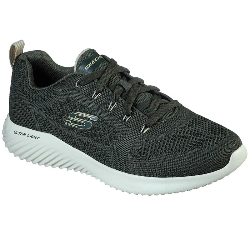 Skechers Men's Bounder Rinset Trainers Olive 5 Skechers Men's Bounder Rinset Trainers Olive - Image 3