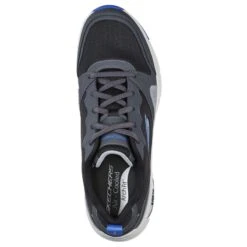 Skechers Men's Arch Fit Overlay Trainers Black / Grey -Outdoor Clothing Store 232204 bkgy b large