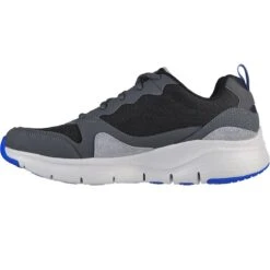 Skechers Men's Arch Fit Overlay Trainers Black / Grey -Outdoor Clothing Store 232204 bkgy d large