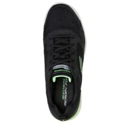 Skechers Men's Skech-Air Dynamight - Venturik Trainers Black / Lime -Outdoor Clothing Store 232292 bklm b large