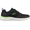 Skechers Men's Skech-Air Dynamight - Venturik Trainers Black / Lime -Outdoor Clothing Store 232292 bklm e large
