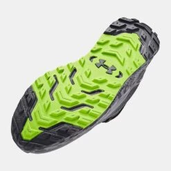Under Armour Men's Charged Bandit TR 2 Running Shoes Jet Grey / Black / Lime Surge -Outdoor Clothing Store 3024186 102 sole