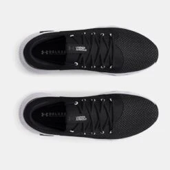 Under Armour Men's Charged Vantage 2 Running Shoes Black / Black / White -Outdoor Clothing Store 3024873 001 toe