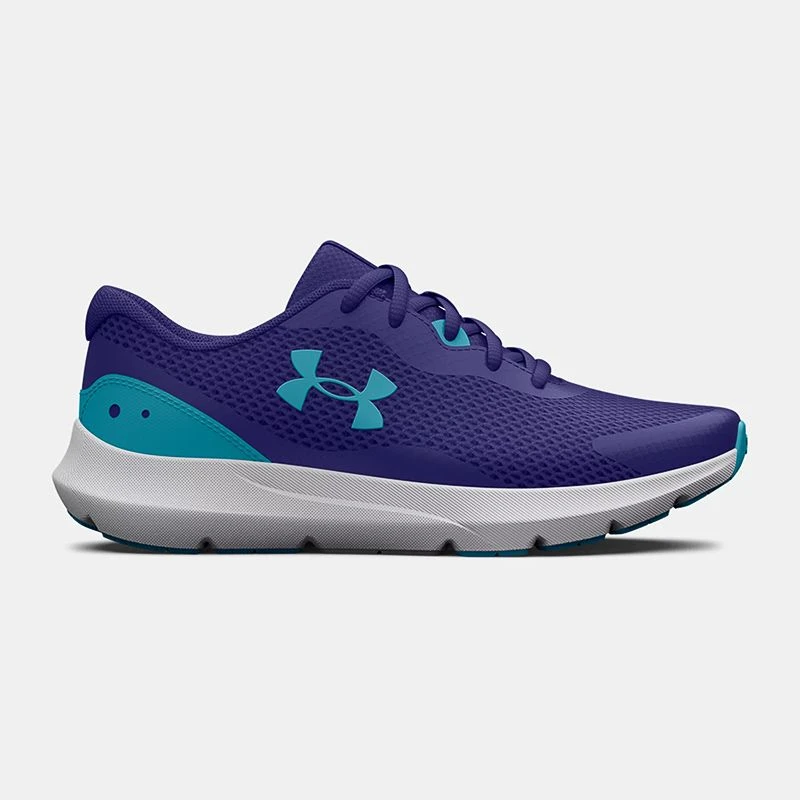 Under Armour Surge 3 Youth Running Shoes Sonar Blue / Blue Surf 3 Under Armour Surge 3 Youth Running Shoes Sonar Blue / Blue Surf