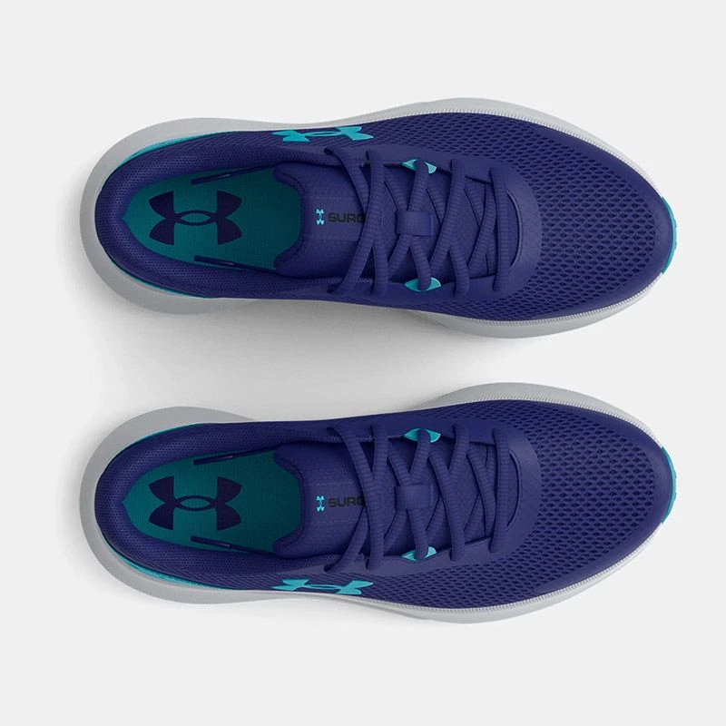 Under Armour Surge 3 Youth Running Shoes Sonar Blue / Blue Surf 6 Under Armour Surge 3 Youth Running Shoes Sonar Blue / Blue Surf - Image 4
