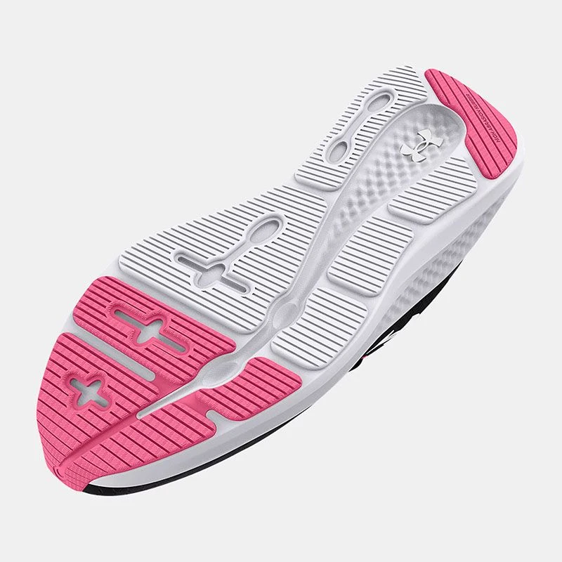 Under Armour Charged Pursuit 3 Youth Running Shoes Black / Jet Gray / White 7 Under Armour Charged Pursuit 3 Youth Running Shoes Black / Jet Gray / White - Image 5