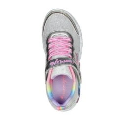 Skechers Kids' Infinite Heart Lights - Love Junior Runners Silver / Multi -Outdoor Clothing Store 303751l smlt b large