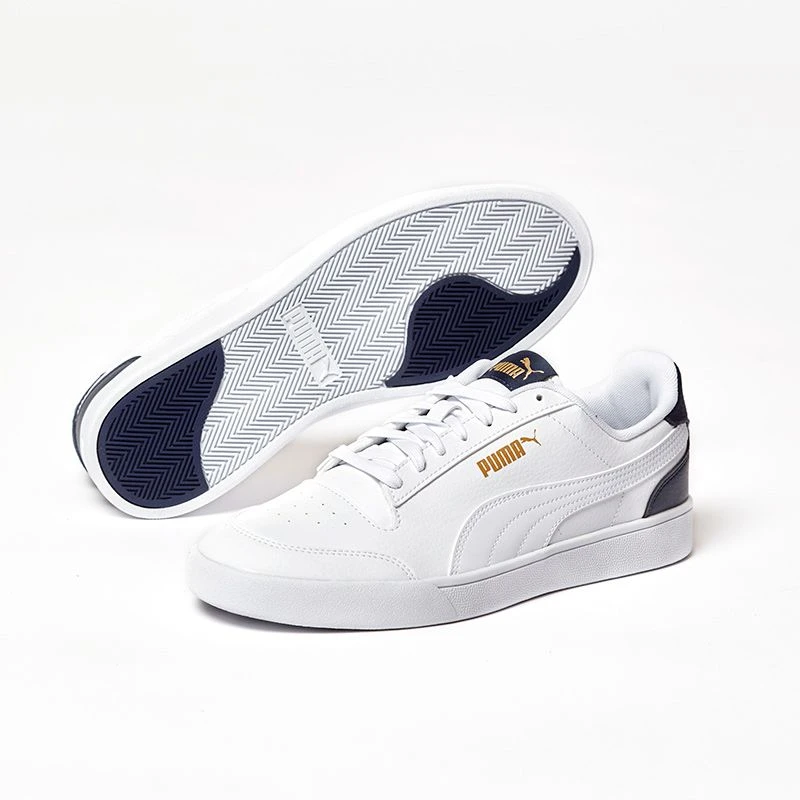 Puma Men's Shuffle Trainers White / Peacoat 3 Puma Men's Shuffle Trainers White / Peacoat
