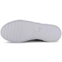 Puma Women's Carina Suede Trainers Black / Rosewater / Silver -Outdoor Clothing Store 369864 11 sv02